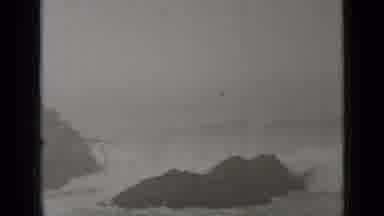 San Francisco California (1937): Historical Snippet Of Waves Crashing Upon The