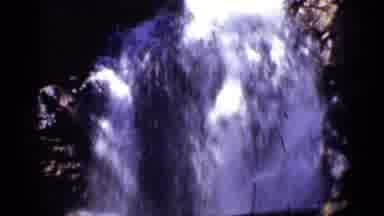 Colorado USA (1938): View Of Swift Flowing Waterfall On A Bright Sunny Day