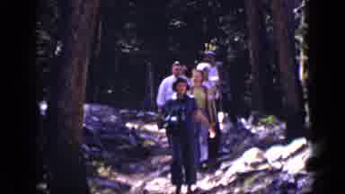 Colorado USA (1938): The People Are Getting Ready To Take A Hike In The Woods
