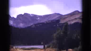 Colorado USA (1938): Panoramic Mountain Scene