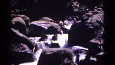 Colorado USA (1938): Scenic Waterfall Flowing Swiftly