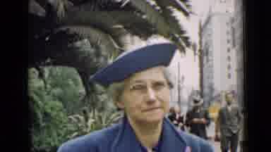 Arizona USA (1939): Lady Being Interviewed In A Public Urban Environment