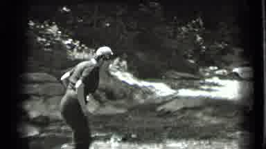Clear Lake California (1939): People Freely Hike Through Nature Exploring A River
