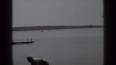 Clear Lake California (1939): Group Of People Look At The Sea In Oier Very Well