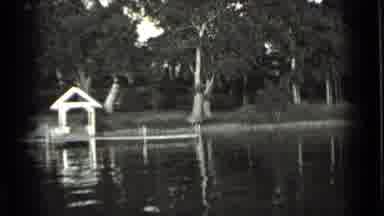 Clear Lake California (1939): Black-And-White Footage Of Small Body Of Water With