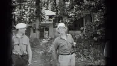 Clear Lake California (1939): Two Men And One Women Talking