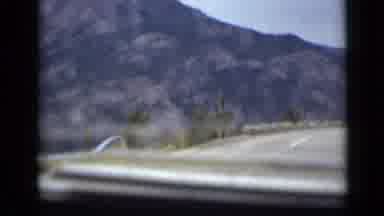 Colorado USA (1939): Someone Inside A Moving Vehicle Is Filming The Mountains In