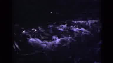 Colorado USA (1939): A River Stream With The Walker Moving As A Slow Stream Across