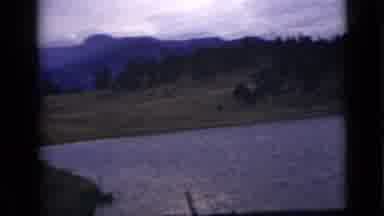 Colorado USA (1939): Vehicle Movement Landscape River Mountains Green Trees