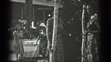 New York USA (1939): Women In A Formal Or Play Gathering Old Movie