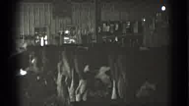 New York USA (1939): Row Of Bovine Cows Stand In Stall With Corrugated Wall Suited