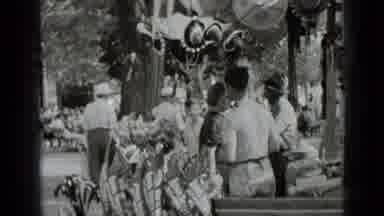 New York USA (1939): Market Selling Items Outside