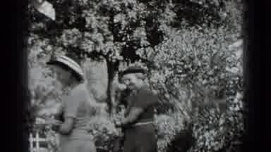 New York USA (1939): Women Enjoying Garden