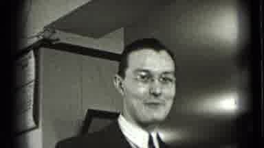 New York USA (1939): Men Office Work Talking Suit Meeting Window