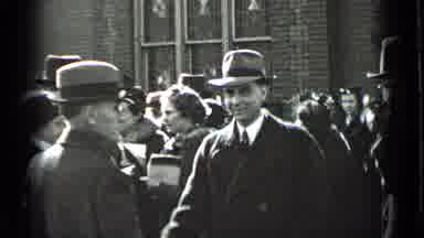 New York USA (1939): Footage Following An Event Or Service With Nicely Dressed