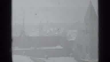 New York USA (1939): Churches And Buildings In Grainy Black And White Footage With