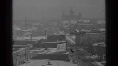 New York USA (1939): Documentary Back In The Old Days When It Was Snowing