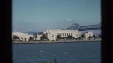 San Francisco California (1939): Boat On Body Of Water Passes By Historical