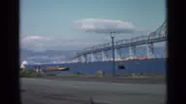 San Francisco California (1939): View Of A Bridge Over A Body Of Water With A