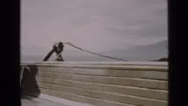 San Francisco California (1939): Footage Shows The Deck Of A Boat Where A