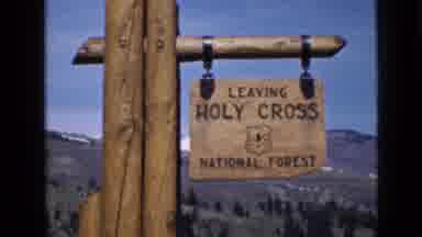 Utah USA (1939): A Trip To Holy Cross Forest