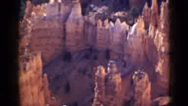 Utah USA (1939): Scenes Of Mountains Weathered By Time Into Jagged Points And