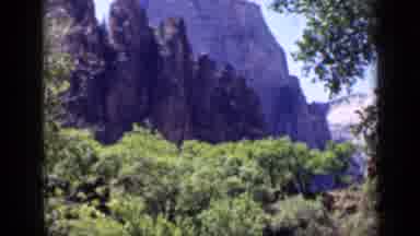 Utah USA (1939): Video Of A Big Mountain With Trees Below It
