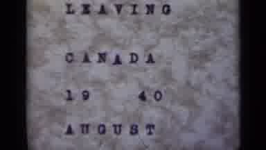 Ontario Canada (1940): Last Picture Taken When Leaving Canada In Aug 1940
