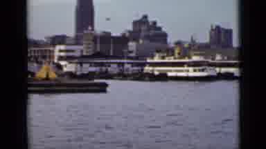 Ontario Canada (1940): Sailing Through The Canal Of Houseboats And Yachts On A