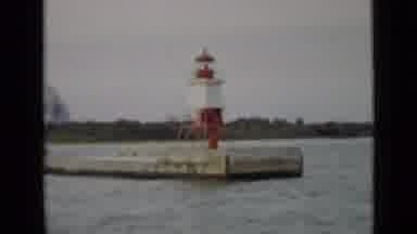 Ontario Canada (1940): View From A Lighthouse Boat At The Entrance Of A Small