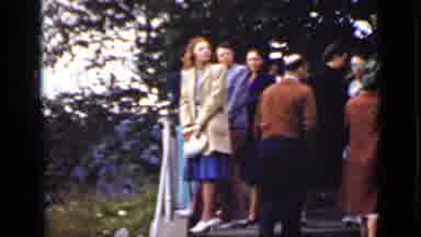 Ontario Canada (1940): Group Of Women Stand On The Deck And Take In The Sights As