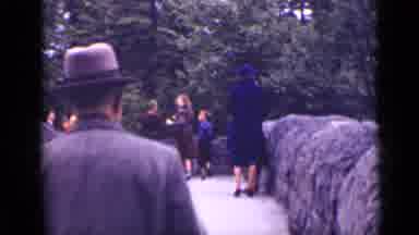 Ontario Canada (1940): Group Of Friends And Relatives For A Wedding Ceremony To Be
