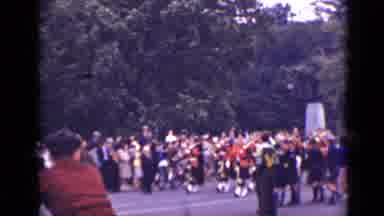 Ontario Canada (1940): Group Of People Dressed In Costumes Marching Down The