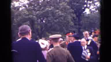 Ontario Canada (1940): Big Waterfall Ocean And Then People In A Crowd Walking