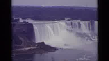 Ontario Canada (1940): Various Views Of Niagara Falls On A Misty Cloudy Day