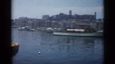 Cannes France (1962): Sunny Day At A Port With Multiple White Small Boats