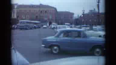 Cannes France (1962): Traffic Flow Of A City Involving Plenty Of Cars And One