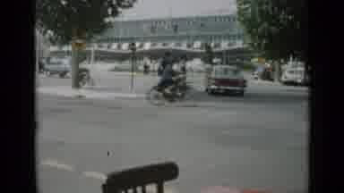 Cannes France (1962): View Of Commercial Building In Big City With Great Movement