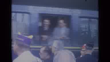 Cannes France (1962): Vets Gather At Train Station To Greet Honored Fellow Soldier