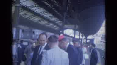 Cannes France (1962): People Waiting To Board Subway After An Event