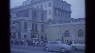Cannes France (1962): Busy Town Working Individuals Queue For Their Wages