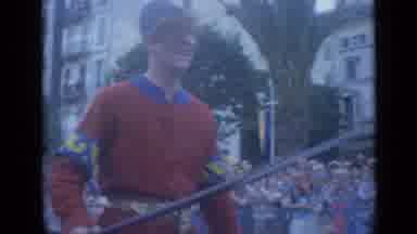 Cannes France (1962): Middle Ages Parade With People In Suits On A Boat