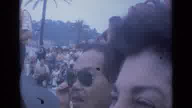 Cannes France (1962): Civic Parade With Large Public Presence With A Group Of
