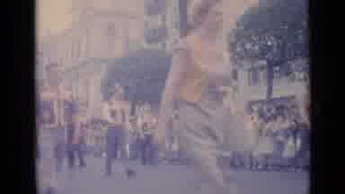 Cannes France (1962): Crowded People Are Walking