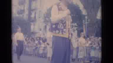 Cannes France (1962): Walking Parade Old Street Vintage Fast Hat People Banner