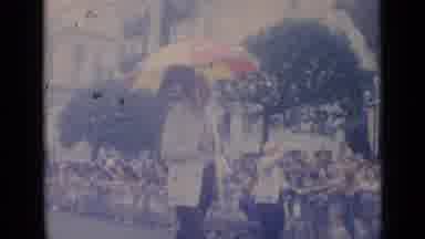 Cannes France (1962): Florida Parade With Spectators And One Parade Marcher