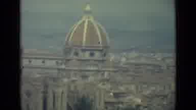 Florence Italy (1962): Scenic View Of The City Of Florence Including Some Famous