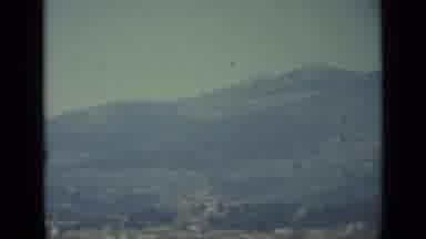 Florence Italy (1962): Colorful Mountain View With Different People Talking And