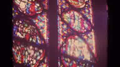 Germany (1962): Massive And Detailed Stained Glass Windows Seen From Inside A