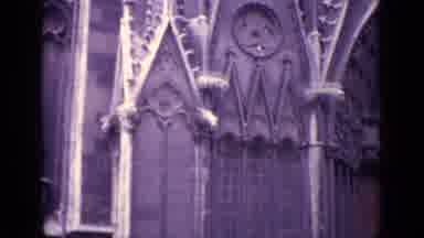 Germany (1962): Stone Facade Of Gothic Style Church Elaborately Carved Rows Over